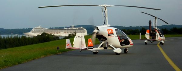Rundflug im Tragschrauber Magni M24 - Gyrokopter Flugschule Flugluft